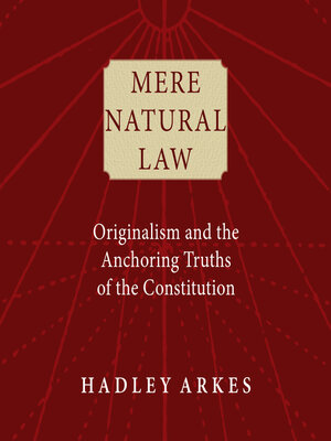cover image of Mere Natural Law